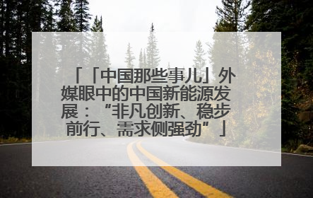 「中国那些事儿」外媒眼中的中国新能源发展：“非凡创新、稳步前行、需求侧强劲”