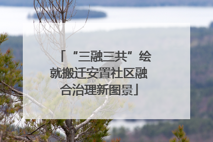 “三融三共”绘就搬迁安置社区融合治理新图景