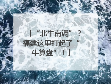 “北牛南调”？福建这里打起了“牛算盘”！