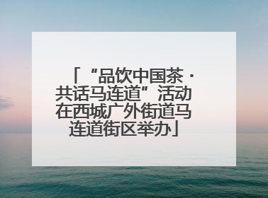 “品饮中国茶・共话马连道”活动在西城广外街道马连道街区举办