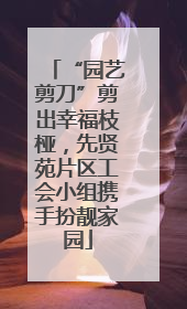 “园艺剪刀”剪出幸福枝桠，先贤苑片区工会小组携手扮靓家园