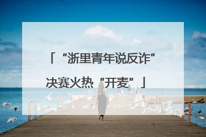 “浙里青年说反诈”决赛火热“开麦”