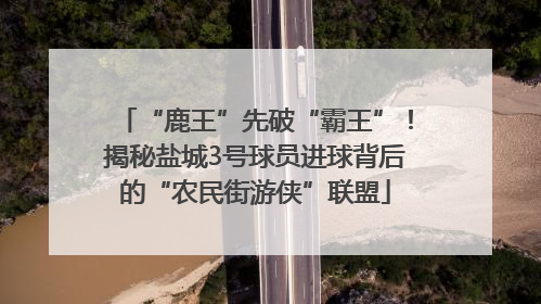 “鹿王”先破“霸王”！揭秘盐城3号球员进球背后的“农民街游侠”联盟