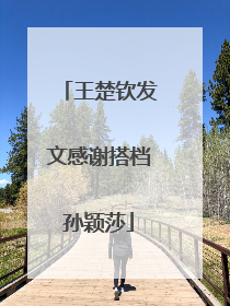 王楚钦发文感谢搭档孙颖莎