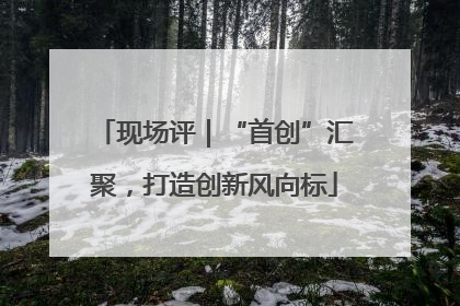 现场评｜“首创”汇聚，打造创新风向标