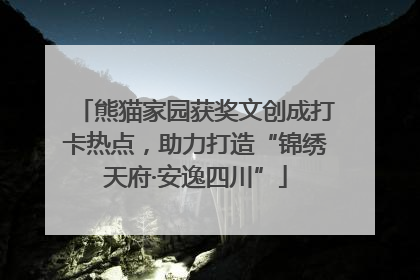 熊猫家园获奖文创成打卡热点，助力打造“锦绣天府·安逸四川”