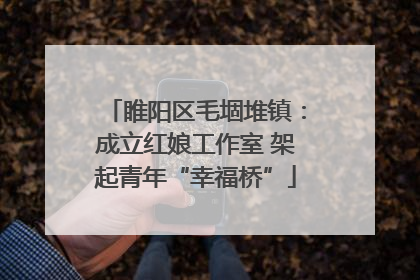 睢阳区毛堌堆镇：成立红娘工作室 架起青年“幸福桥”