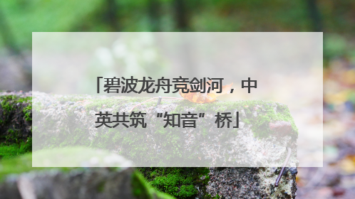 碧波龙舟竞剑河，中英共筑“知音”桥