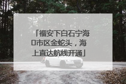 福安下白石宁海⇆市区金蛇头，海上直达航线开通