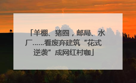 羊棚、猪圈，邮局、水厂……看废弃建筑“花式逆袭”成网红村咖