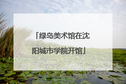 绿岛美术馆在沈阳城市学院开馆