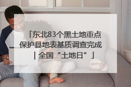 东北83个黑土地重点保护县地表基质调查完成｜全国“土地日”