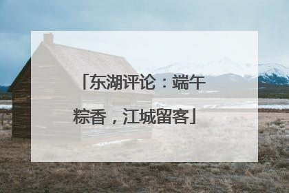 东湖评论：端午粽香，江城留客