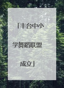 丰台中小学舞蹈联盟成立
