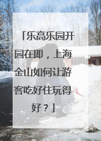 乐高乐园开园在即，上海金山如何让游客吃好住玩得好？
