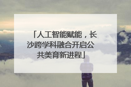 人工智能赋能，长沙跨学科融合开启公共美育新进程