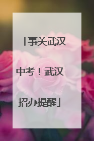 事关武汉中考！武汉招办提醒