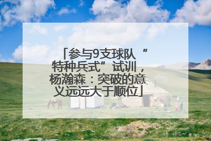 参与9支球队“特种兵式”试训，杨瀚森：突破的意义远远大于顺位