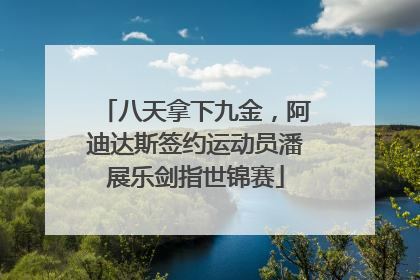 八天拿下九金，阿迪达斯签约运动员潘展乐剑指世锦赛
