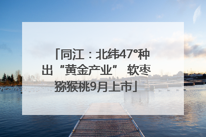同江：北纬47°种出“黄金产业” 软枣猕猴桃9月上市