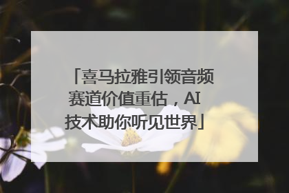 喜马拉雅引领音频赛道价值重估，AI技术助你听见世界