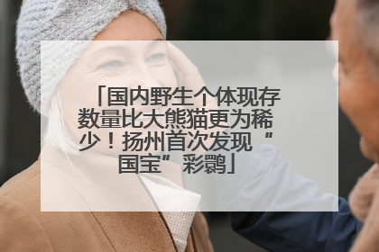 国内野生个体现存数量比大熊猫更为稀少！扬州首次发现“国宝”彩鹮
