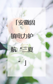 安徽固镇电力护航“三夏”