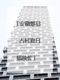 安徽黟县：古村夏日插秧忙