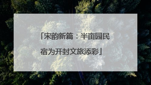 宋韵新篇：半亩园民宿为开封文旅添彩