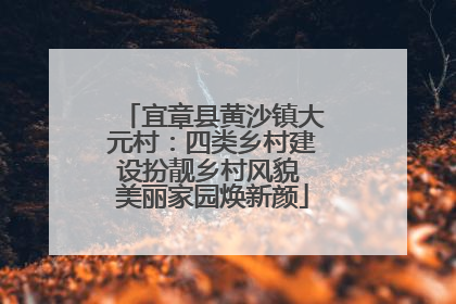 宜章县黄沙镇大元村：四类乡村建设扮靓乡村风貌 美丽家园焕新颜
