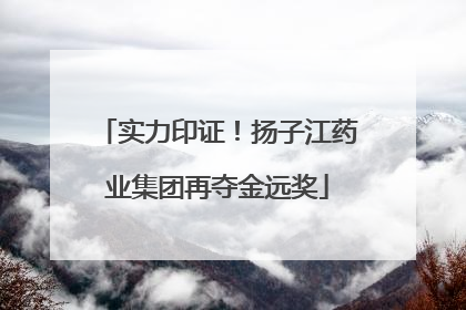 实力印证！扬子江药业集团再夺金远奖