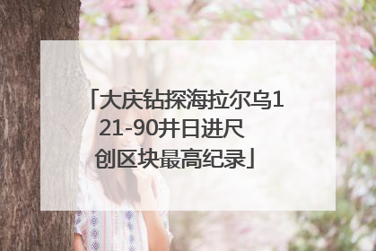 大庆钻探海拉尔乌121-90井日进尺 创区块最高纪录