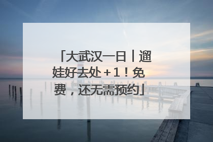 大武汉一日︱遛娃好去处＋1！免费，还无需预约