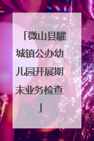 微山县驩城镇公办幼儿园开展期末业务检查