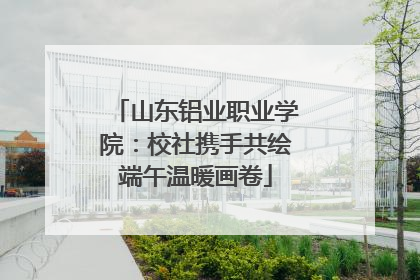 山东铝业职业学院：校社携手共绘端午温暖画卷
