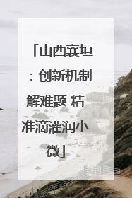 山西襄垣：创新机制解难题 精准滴灌润小微