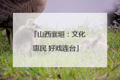 山西襄垣：文化惠民 好戏连台