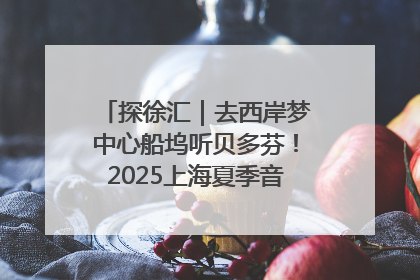 探徐汇｜去西岸梦中心船坞听贝多芬！2025上海夏季音乐节公布节目阵容