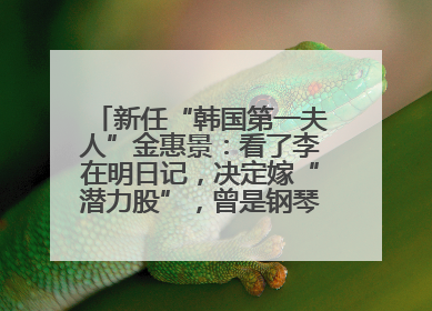新任“韩国第一夫人”金惠景：看了李在明日记，决定嫁“潜力股”，曾是钢琴老师，一开始并不支持丈夫从政