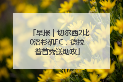 早报｜切尔西2比0洛杉矶FC，德拉普首秀送助攻