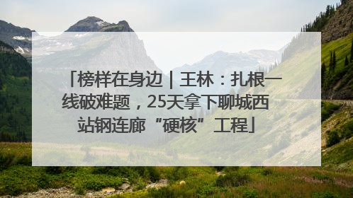 榜样在身边｜王林：扎根一线破难题，25天拿下聊城西站钢连廊“硬核”工程
