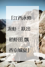 江西永修龙虾：跃出稻虾田 飘香京城宴