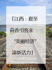 江西：夏至荷香引客来 “美丽经济”添新活力
