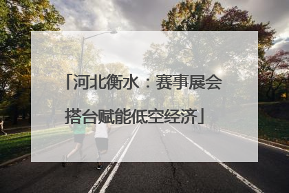 河北衡水：赛事展会搭台赋能低空经济