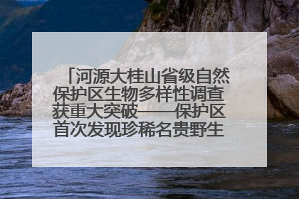 河源大桂山省级自然保护区生物多样性调查获重大突破——保护区首次发现珍稀名贵野生干巴菌与钝尾两头蛇