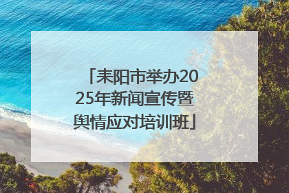 耒阳市举办2025年新闻宣传暨舆情应对培训班
