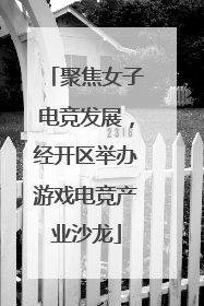聚焦女子电竞发展，经开区举办游戏电竞产业沙龙