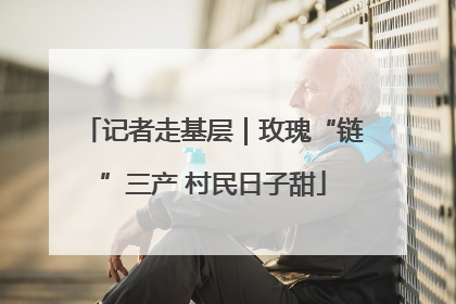记者走基层｜玫瑰“链”三产 村民日子甜