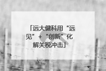 远大健科用“远见”+“创新”化解关税冲击
