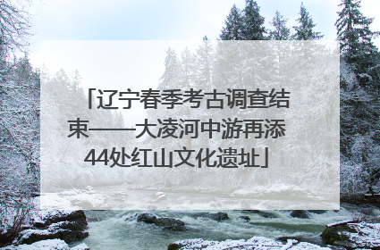 辽宁春季考古调查结束——大凌河中游再添44处红山文化遗址